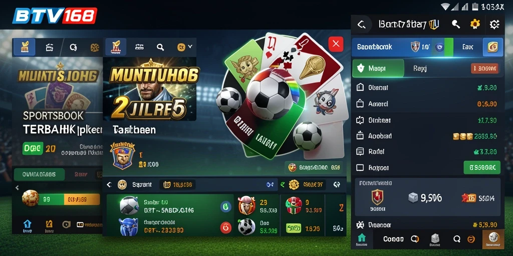 Screenshot gameplay BTV168 menampilkan antarmuka taruhan olahraga yang menarik.