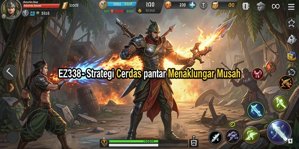 Tampilan gameplay EZ338 yang menakjubkan dengan strategi mendebarkan.