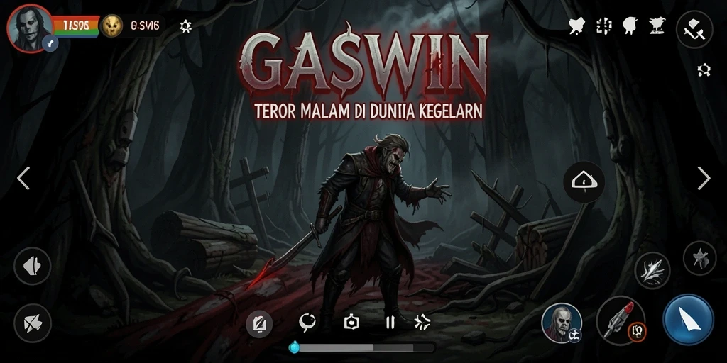 Intensitas gameplay yang menakutkan di GASWIN.