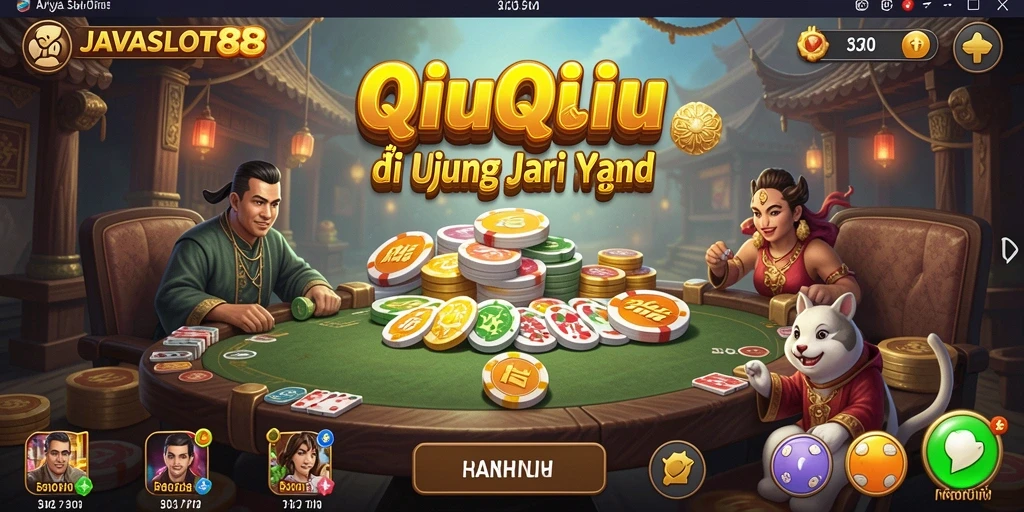 Tampilan gameplay QiuQiu yang menarik di JAVASLOT88.