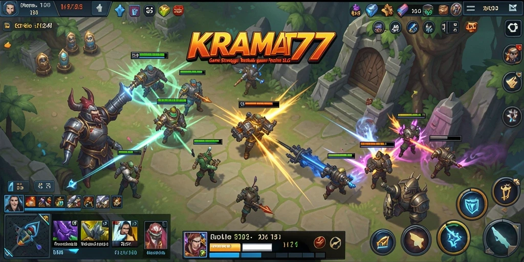 Tampilan menarik dari gameplay KRAMAT77 yang menantang strategis.