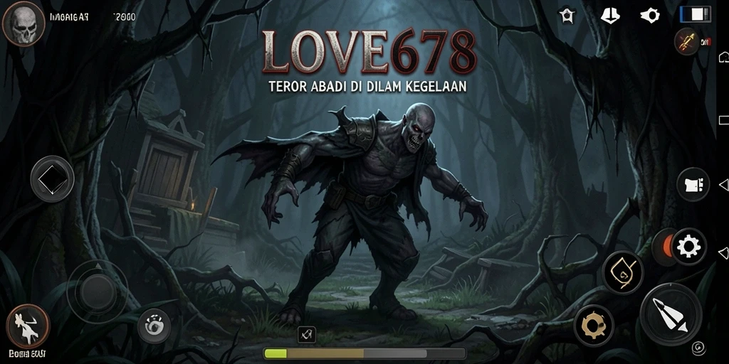 Screenshot utama LOVE678 menampilkan momen tegang dalam gameplay yang mendebarkan.