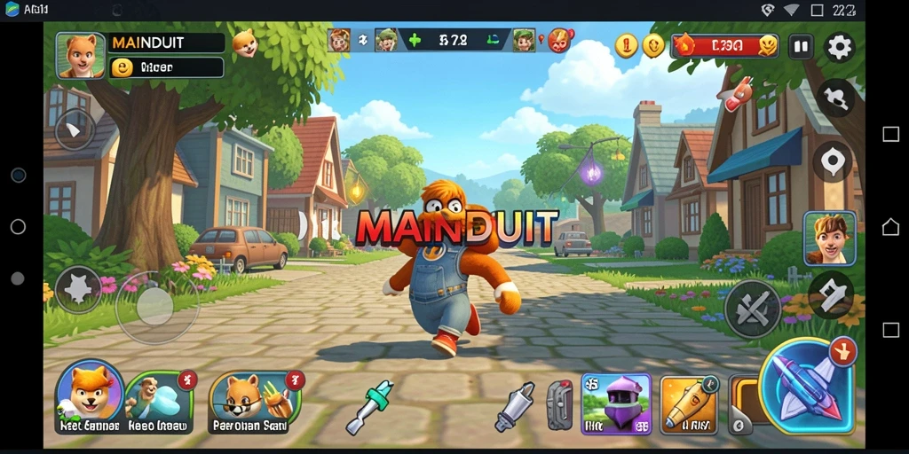 Tampilan atraktif dari gameplay MAINDUIT yang seru.