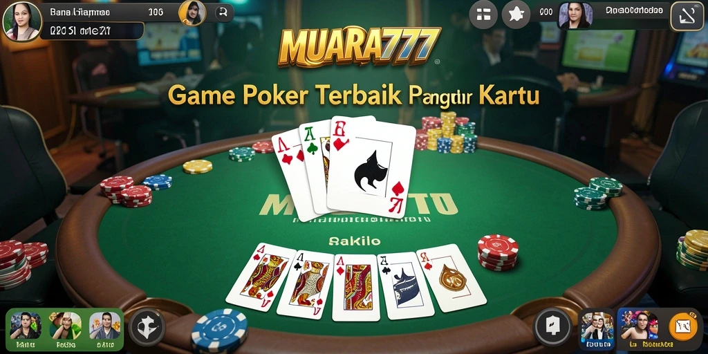 Tangkapan layar gameplay Poker yang mendebarkan di MUARA777.
