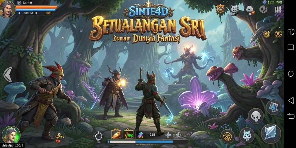 Screenshot gameplay SINTE4D menampilkan aksi petualangan yang mendebarkan.